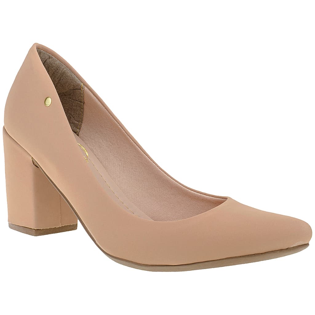 Sapato Bico Fino Elegante Salto Alto Confortável Feminino Mezikin 9484
