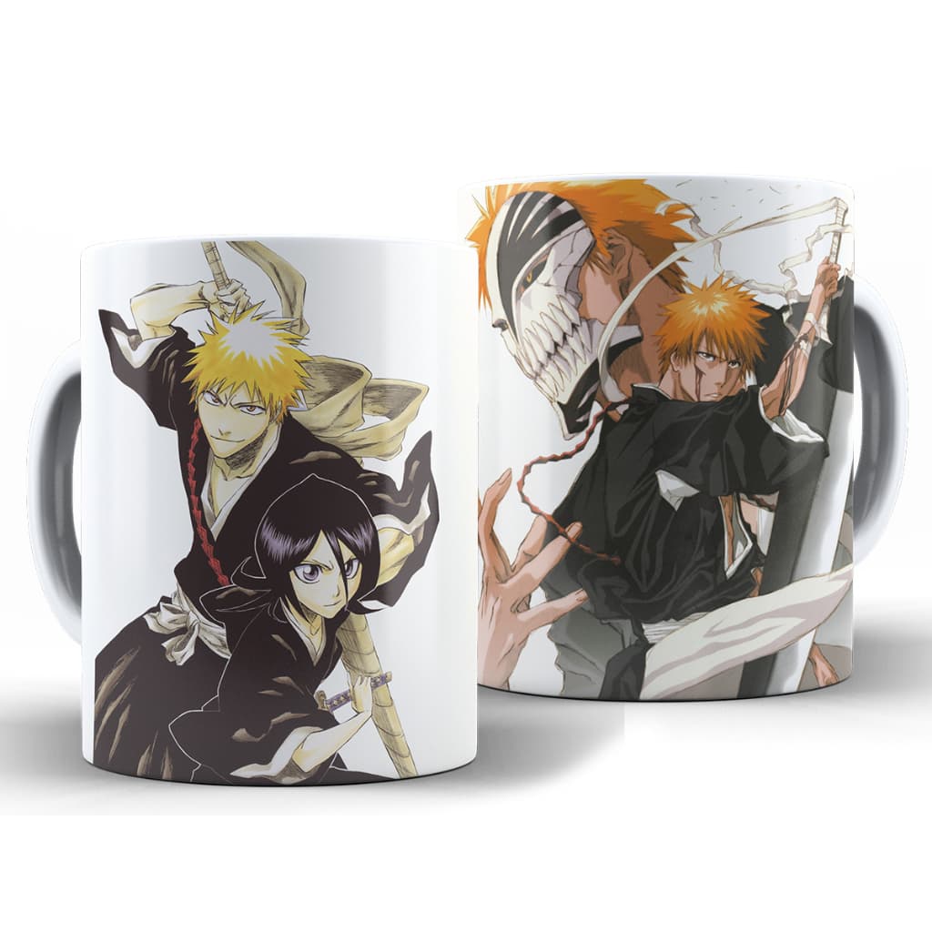 Caneca Bleach + Caixa - Xícara Divertida 325ML Cerâmica