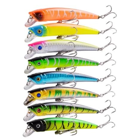 ISCA ARTIFICIAL MEIA ÁGUA 9.6CM 7.7G PARA TUCUNARÉ / TRAÍRA / DOURADO / CACHORRA / PIRARUCU - 1 UN