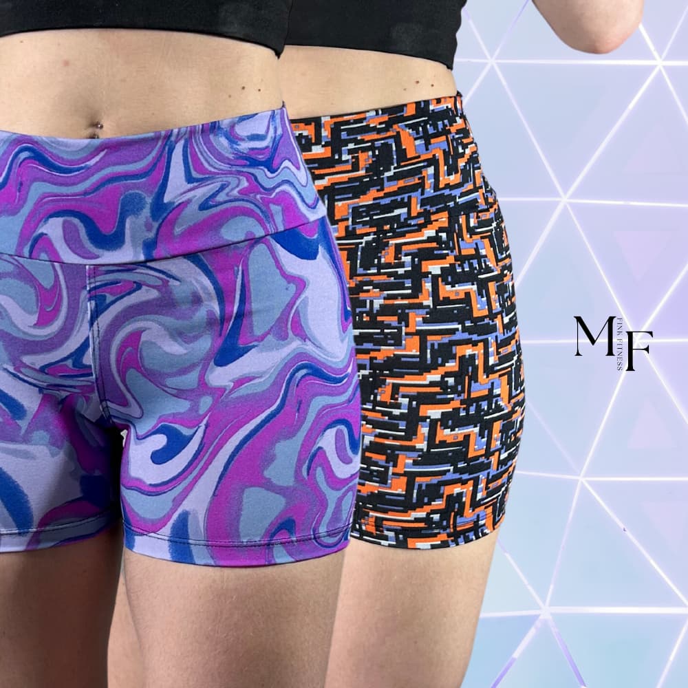Kit C/ 10 Shorts Suplex Fitness Feminino de academia, caminhada, corrida.