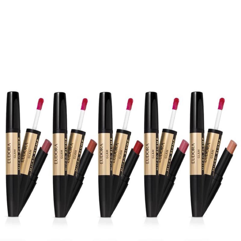 Batom Micro Plump Eudora Glam Duo Volume - 1,8g
