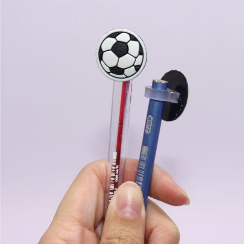 Ponteira Bola de Futebol Para Lápis Com 30 Peças