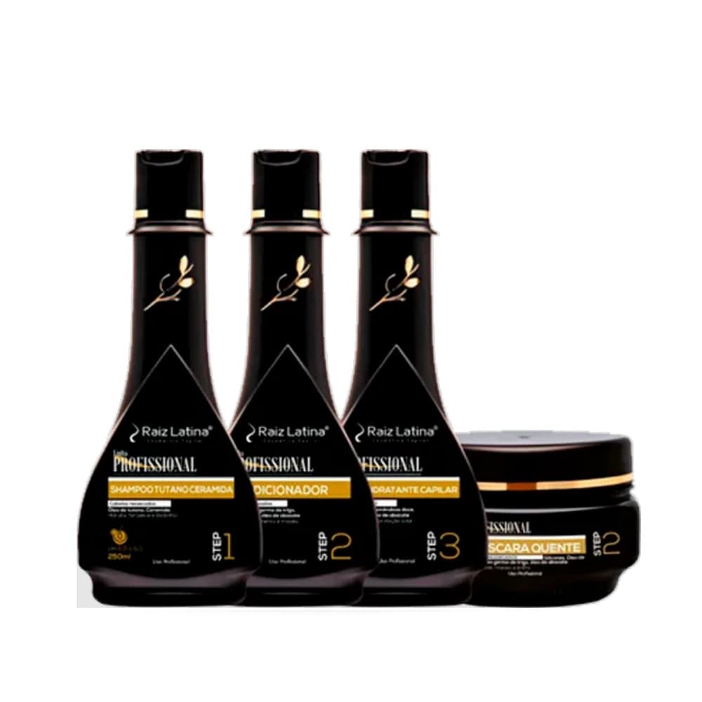 Kit Raiz Latina Tutano Super Hidratação Profissional (4 itens)