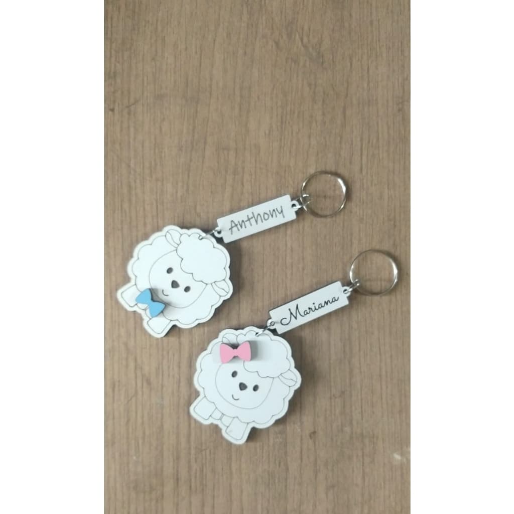 Chaveiros Lembrancinha Personalizada Ovelha menina/menino