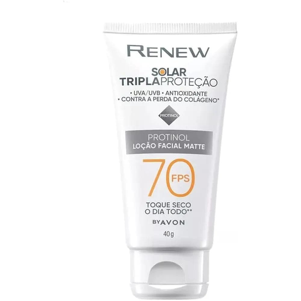 AVON RENEW PROTETOR SOLAR TRIPLA PROTEÇÃO FPS 70