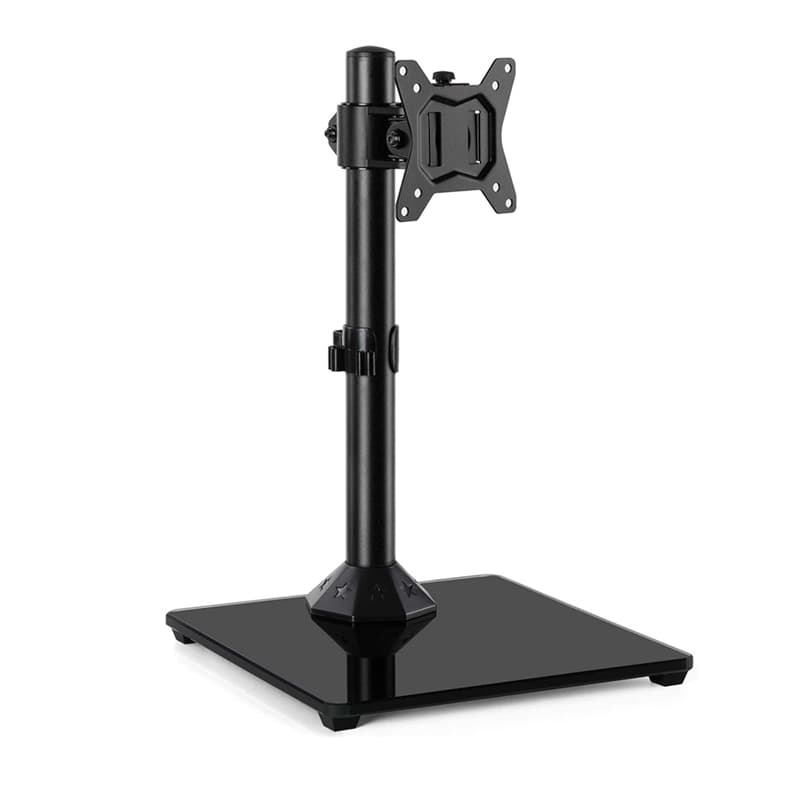 Suporte Monitor Tv Escritorio Base Vidro Altura Angulo Ajuste promoção