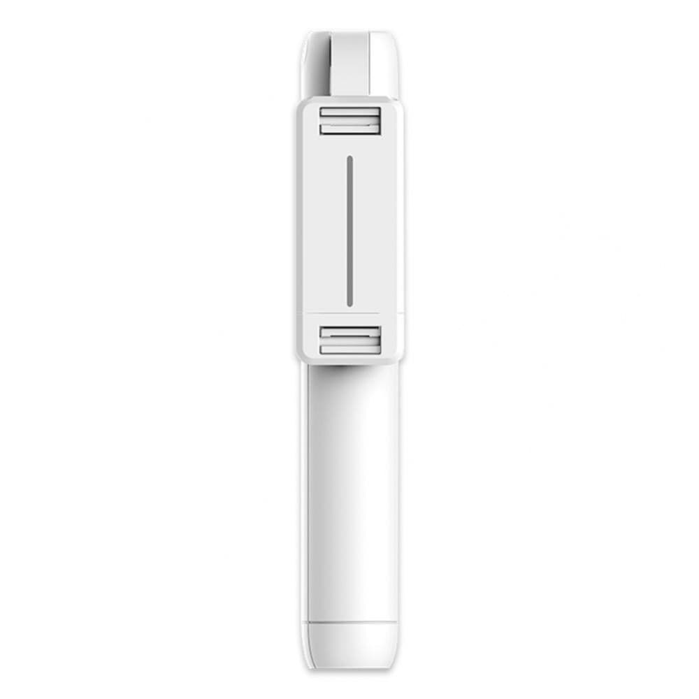 Bastão Retratil P/ Selfie, C/ Tripe E Wireless Para Celular BRANCO
