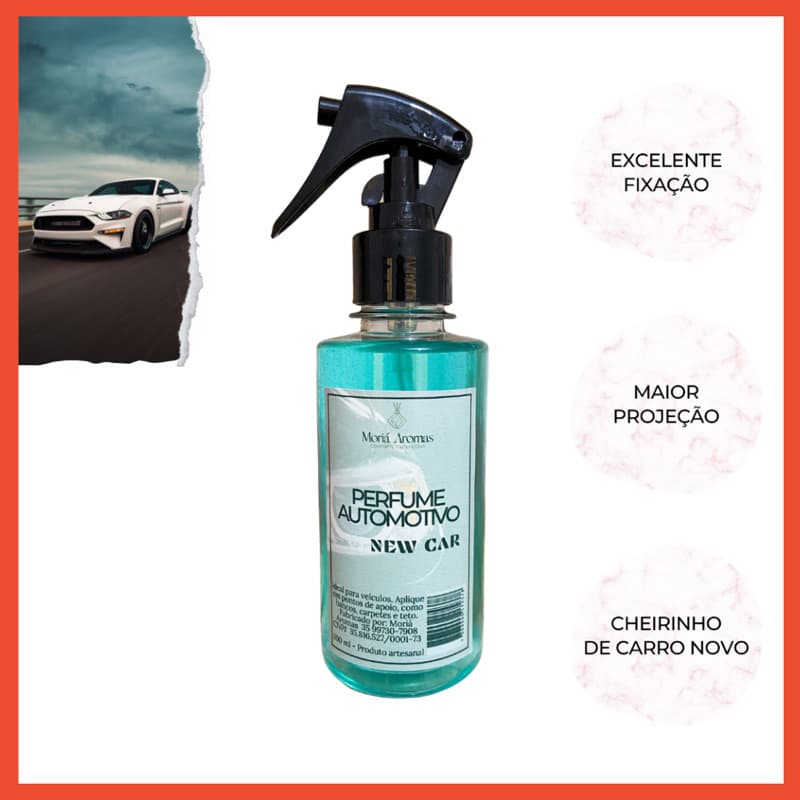Cheirinho de carro novo 200ml perfume automotivo / Aromatizador de carro / Odorizante automotivo