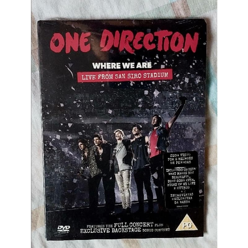 dvd one direction Where We Are  Live From San Siro Stadium