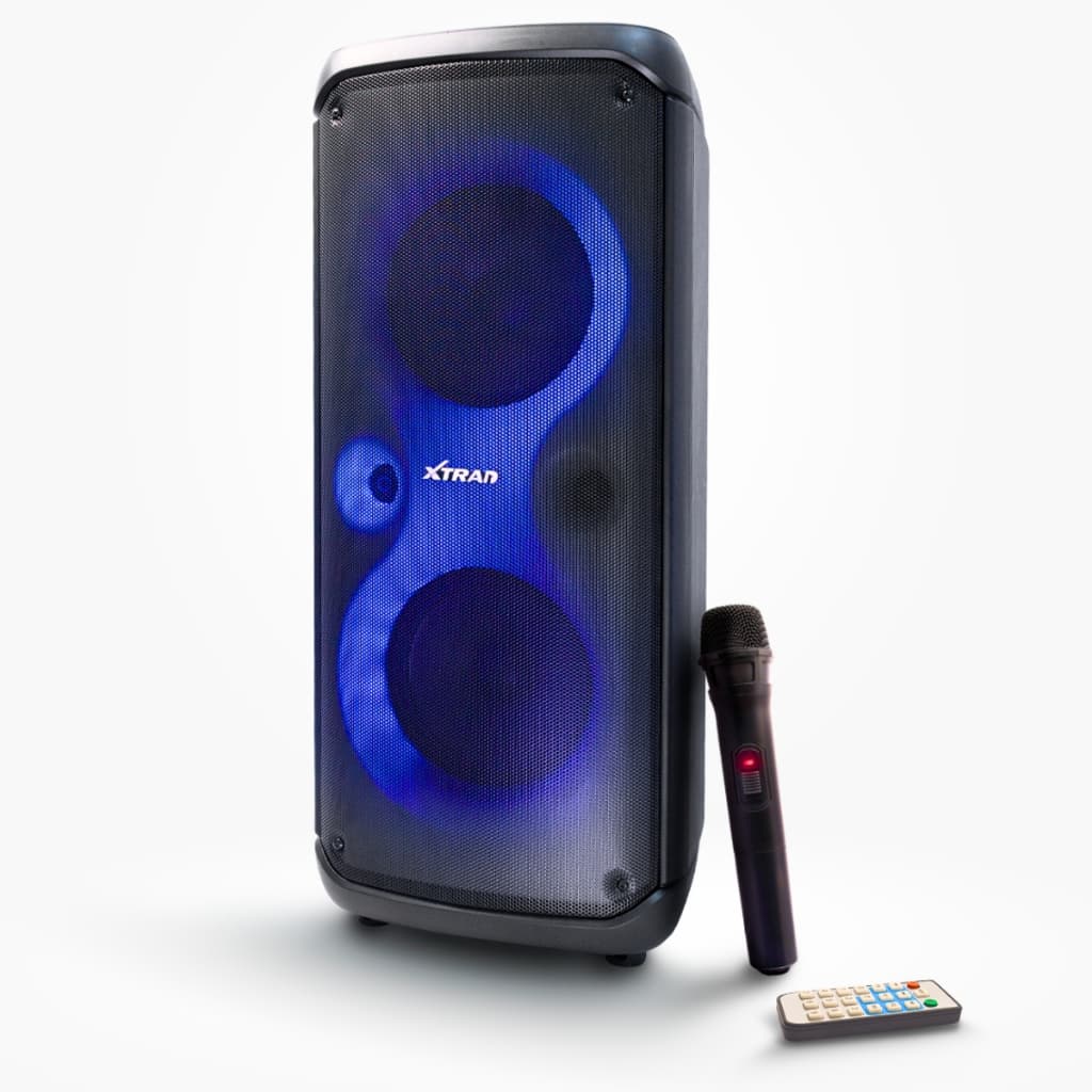 Caixa de som Bluetooth Grande Potente Tws Com Microfone Sem Fio Controle 30W RMS