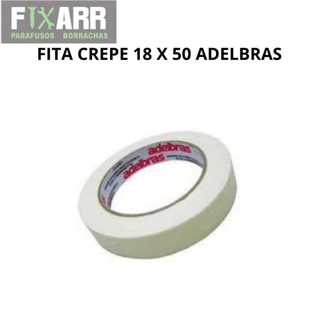 FITA CREPE 18 X 50 ADELBRAS