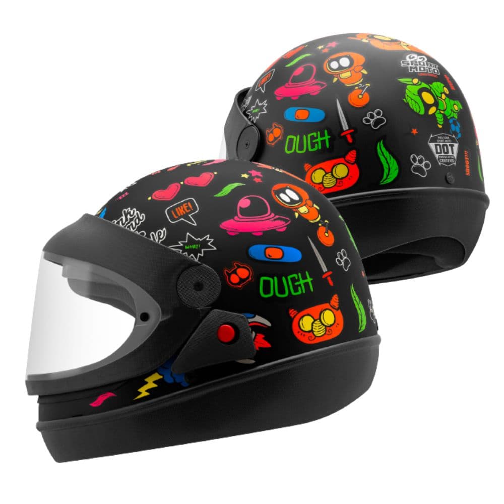 Capacete Fechado Masculino Feminino Pro Tork Sport Moto Universe Lançamento