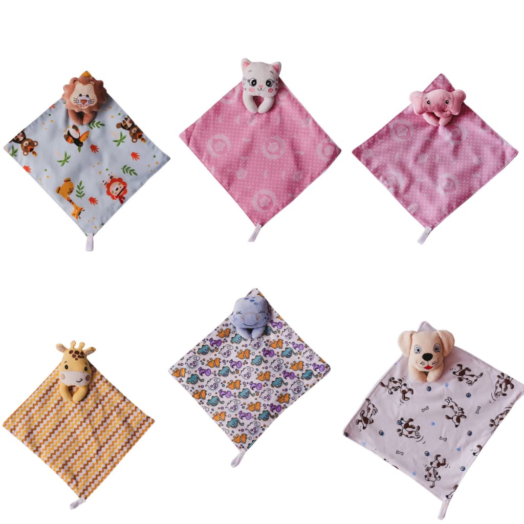 Naninha Para Bebe Paninho com Porta Chupeta Varias Estampas e Modelos Menina Menino Enxoval De Bebê Cheirinho