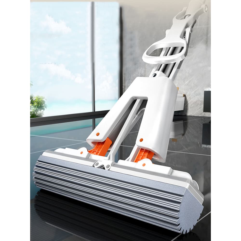 Esprema Auto-Drenagem Colódio Mop, Piso de Madeira Tiles Spin, Ferramentas de Limpeza Doméstica
