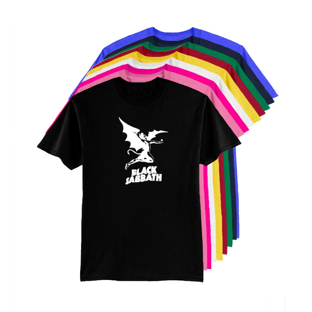 Camisa Camiseta Banda Black Sabbath Feminina Masculina 100% Algodão Md1