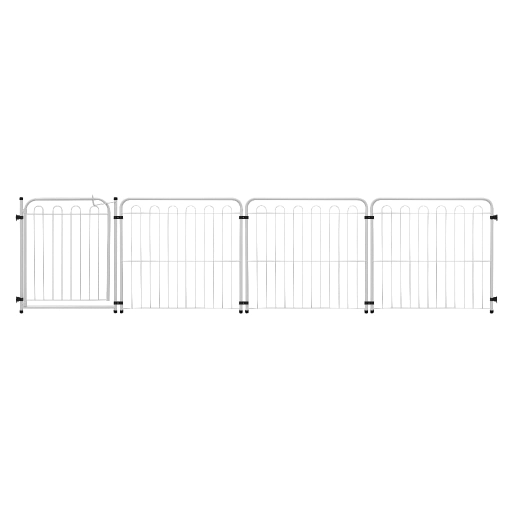 Cercado Cão Cachorro 3 Módulos + Portão Linear 3,14m X 65cm