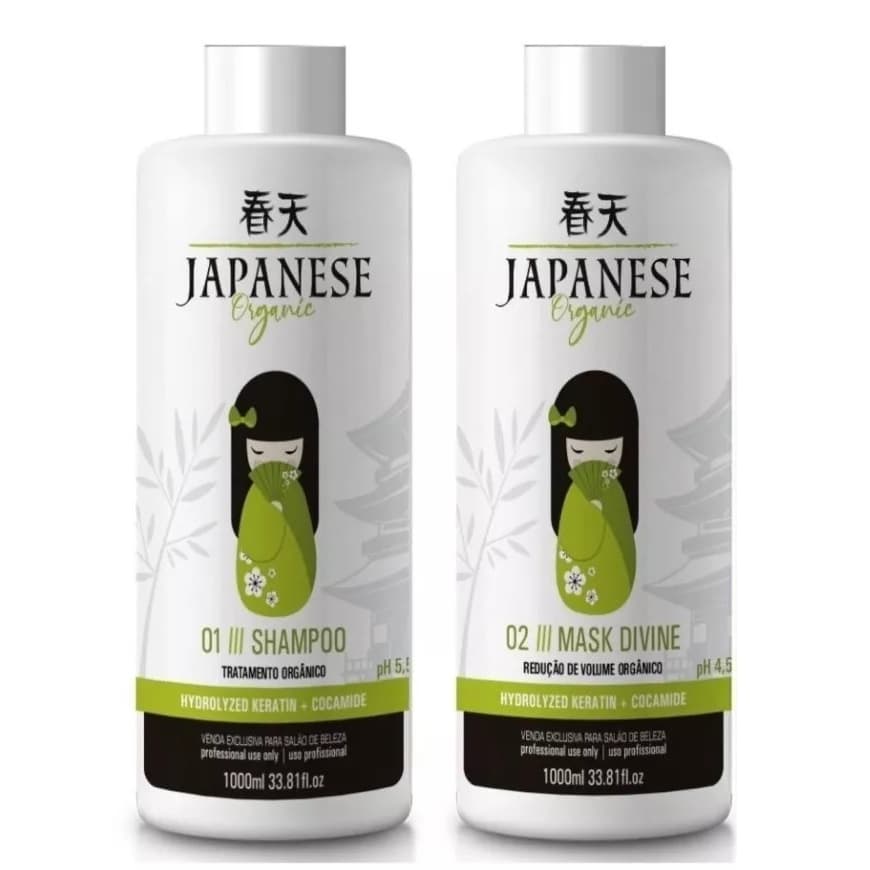alisamento organco progressiva japonesa S/F 2x1 litro maravilhosa profissional