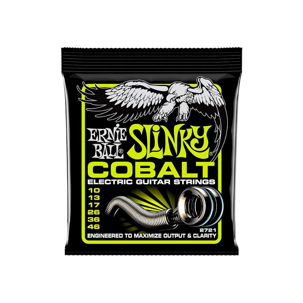 Encordoamento 010-046 Ernie Ball P02721, pra Guitarra Regular Slinky Cobalt