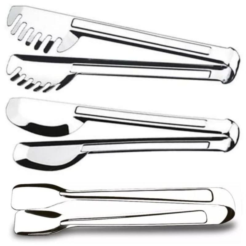 Kit Cozinha 3 peças Pegador Universal, Massa e Gelo em Aço Inox