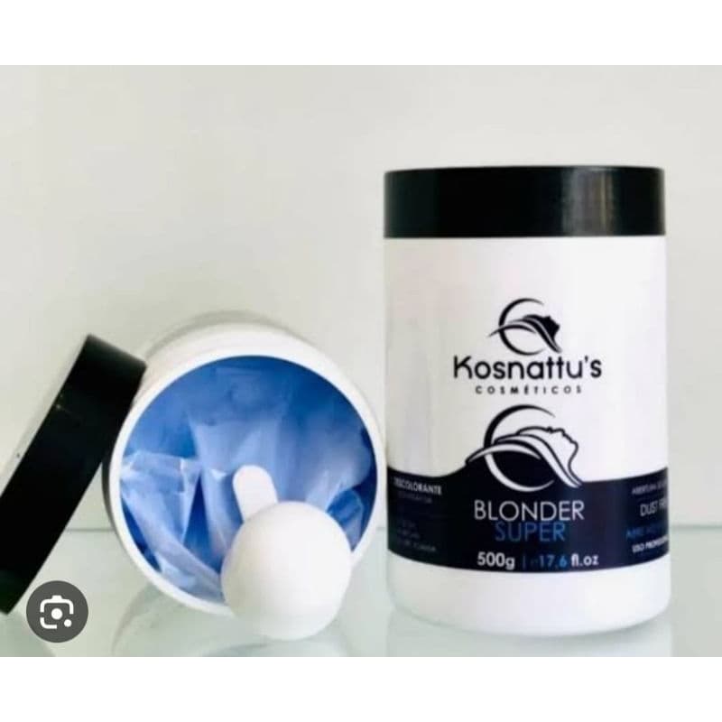 Pó Descolorante Profissional Super Blond (Abre até 9 tons) 500gr Kosnatus