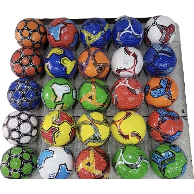 Bola De Futebol Campo Tam 5 Oficial Couro Sintético Cor Sortida