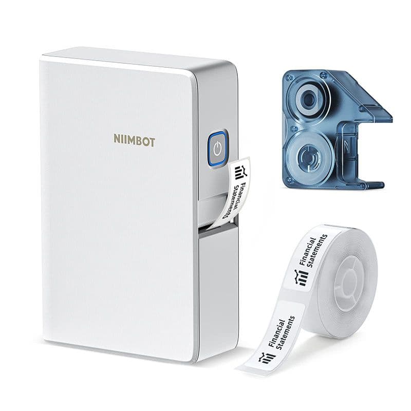Mini Impressora térmica Niimbot B18 para etiquetas, textos Qr etc
