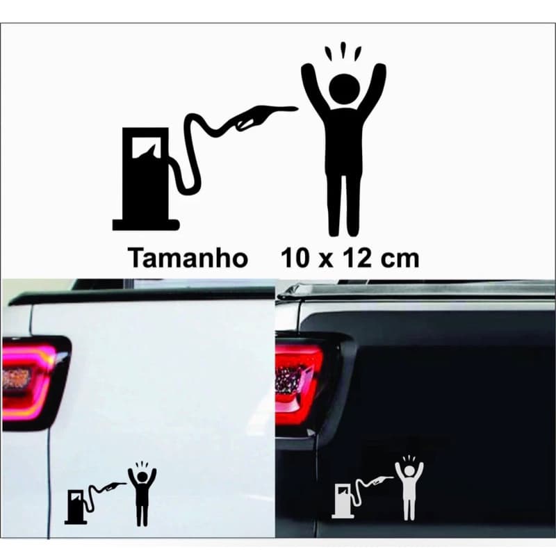 2 Adesivos Para Carro, Moto etc