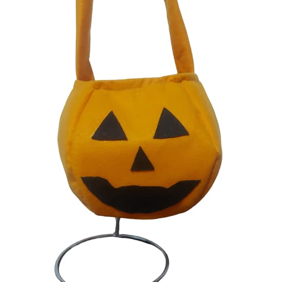Bolsinha Sacola de Abóbora Porta Doce de Festa Infantil Hallowen