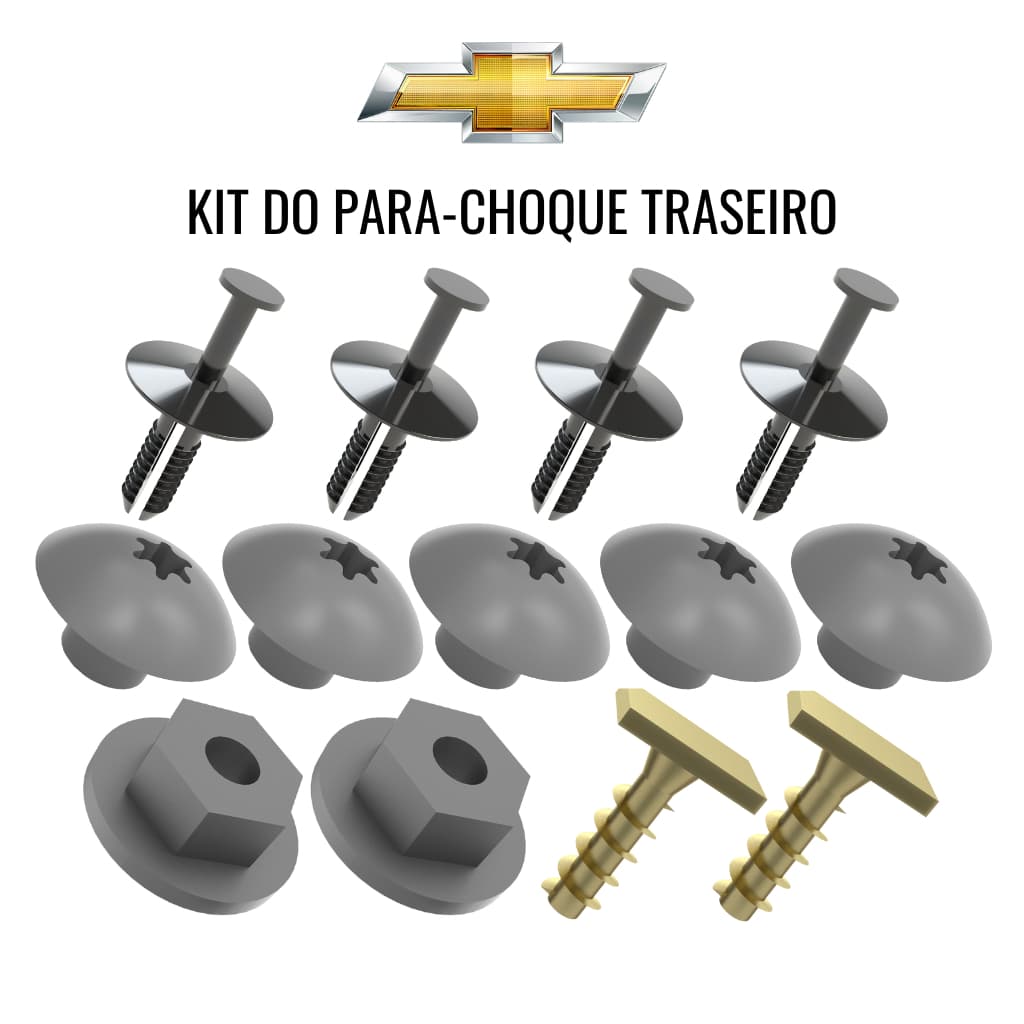 Kit Do Para-Choque Traseiro Corsa Novo Hatch