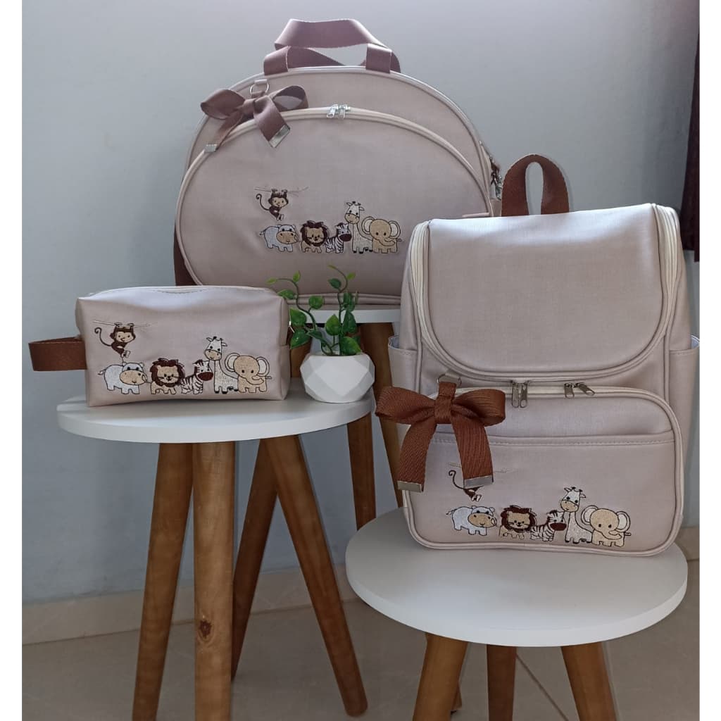 Bolsas Maternidade Personalizadas Safari Clássico