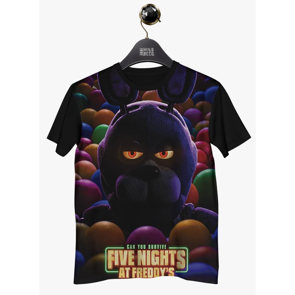 Camisa Filme Jogo FNAF Bonnie Five Nights At Freddy's Piscina de Bolinhas WT0107