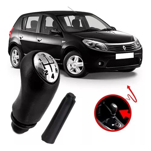 Bola Manopla De Cambio Renault Logan Sandero 2008 2009 2010 2011 2012 2013 2014 2015 2016 2017 2018 2019 Stepway Megane
