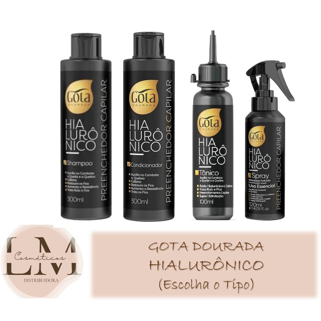 Gota Dourada Hialurônico (Escolha o Tipo)