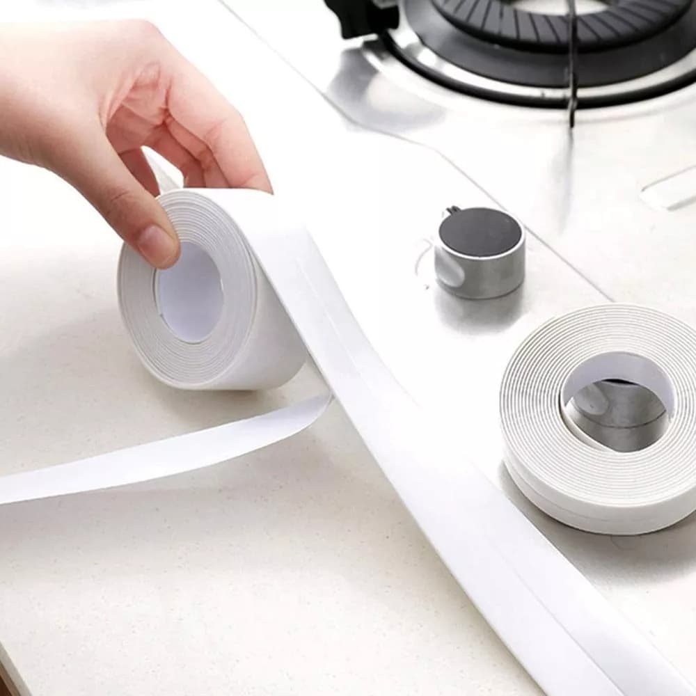 Fita Autoadesiva Impermeavel Vedaçao Multiuso Cozinha Parede Pia Banheiro Casa Reparo Decoraçao