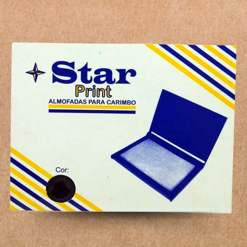ALMOFADA PARA CARIMBO - TINTA PRETA