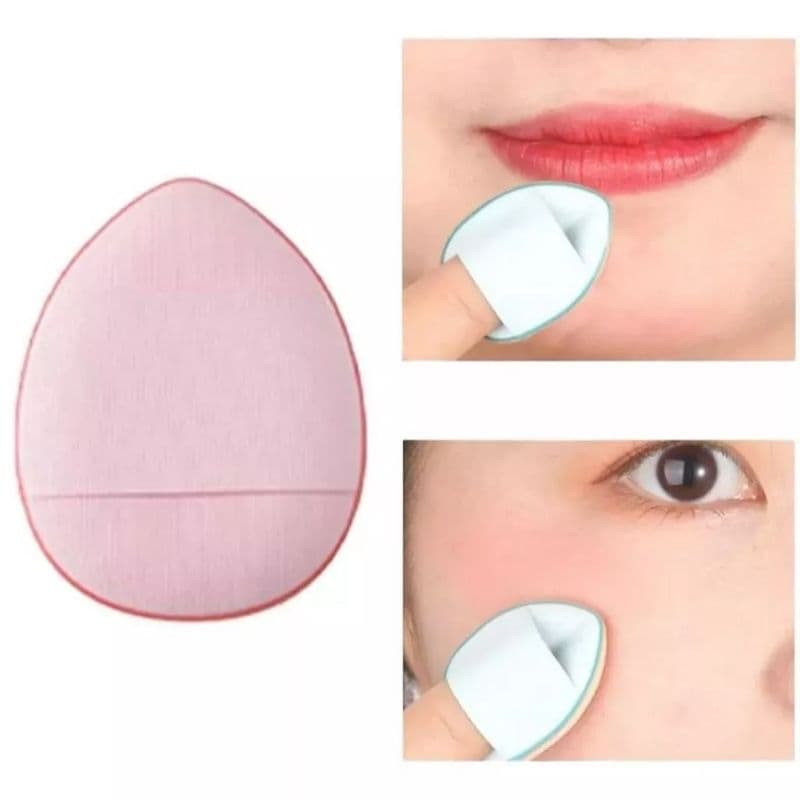 4 Mimi Esponja De Dedos Com Almofada De Ar Slim Puff Para Maquiagem