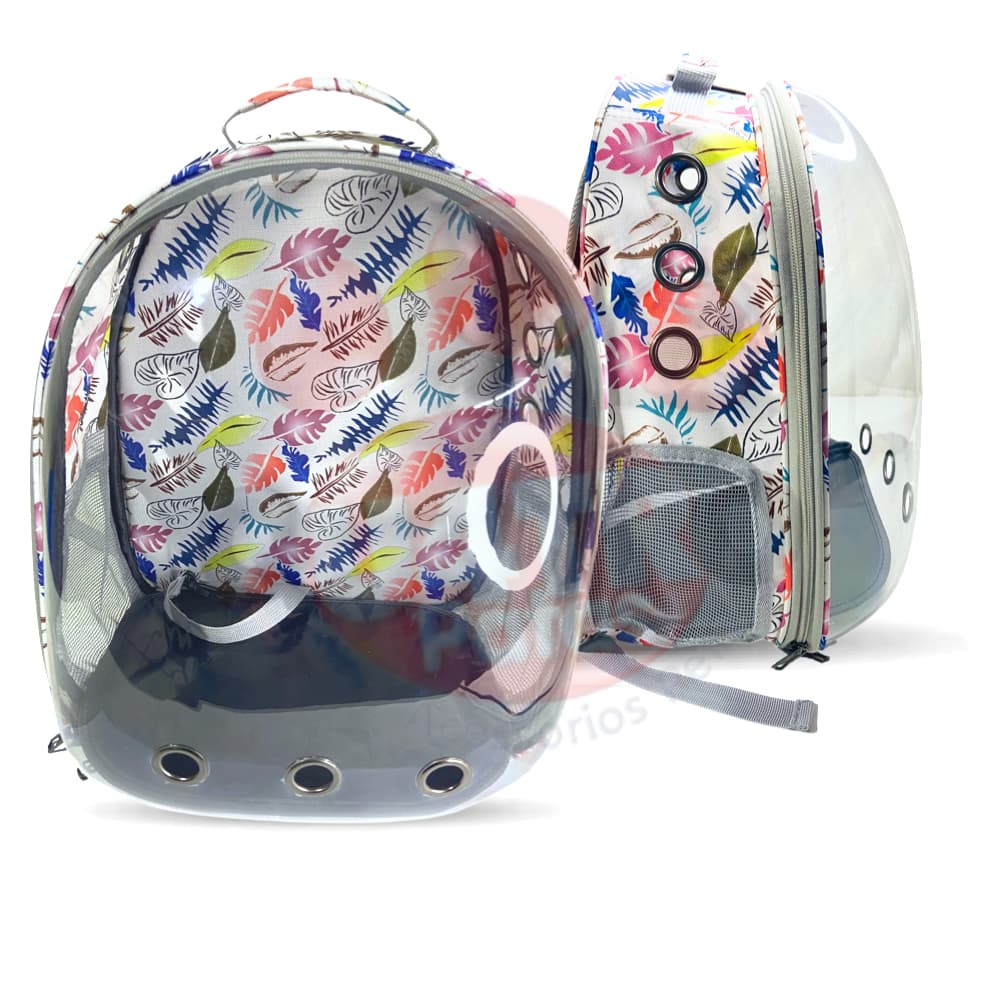 Mochila bolsa pet mala para caes gatos visão panorâmica transporte passeio viagens Original Chalesco