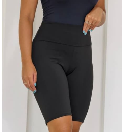 Bermuda Legging Feminina Ciclista Cós Alto Moda Fitness