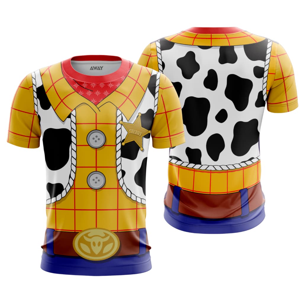 Camisa Camiseta Dryfit Premium Desenho Toy Story Personagem Xerife Woody Jessie Vaqueira buzz lightyear Adulto Infantil