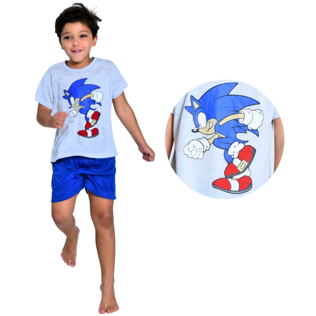 Pijamas Baby Doll Personagens Infantil Regata Menino Verão