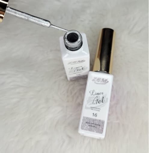 Esmalte Em Gel Liner ZEM Lançamento Pincel Ultra Fino Para Unhas Nail Art