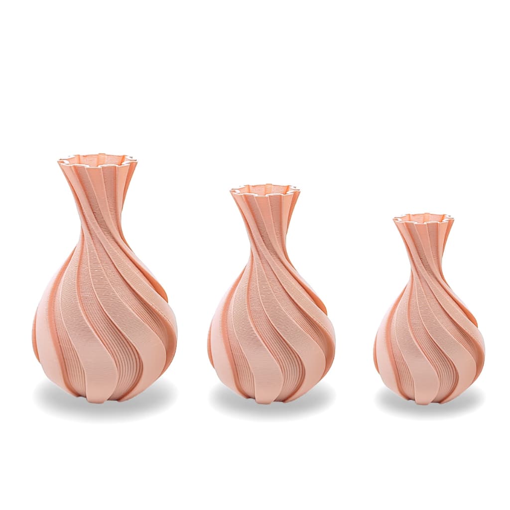 Kit Vasinhos Decorativos Modelo Jarro Espiral Decoração Criativa