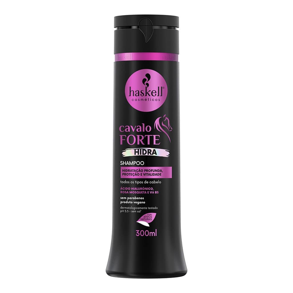 Shampoo Cavalo Forte Hidra Haskell 300ml - Hidratação Profunda