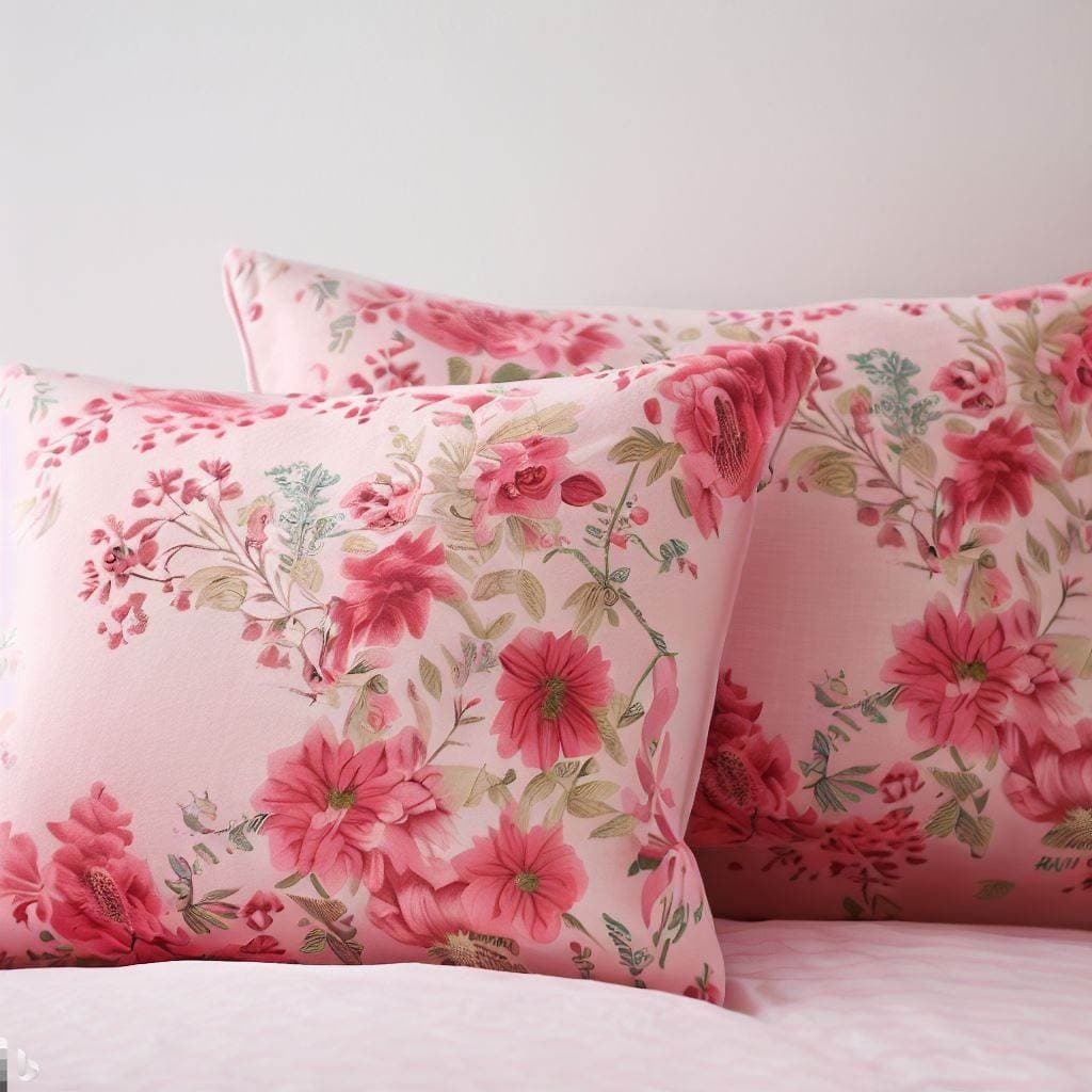 kit 3 Pares Fonhas para Travesseiro Algodão Estampado Com Acabamento  em  Bainha  Estampas  Sortidas