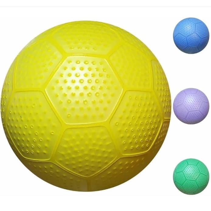 5 Bolas De Vinil Bico De Jaca Coloridas De Futebol- Lembrancinha