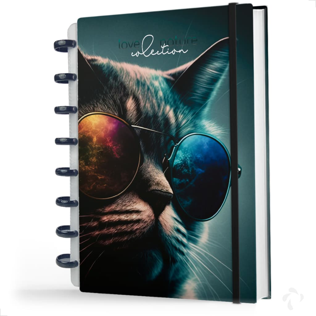Caderno De Disco Pautado Inteligente Love Nature  90g