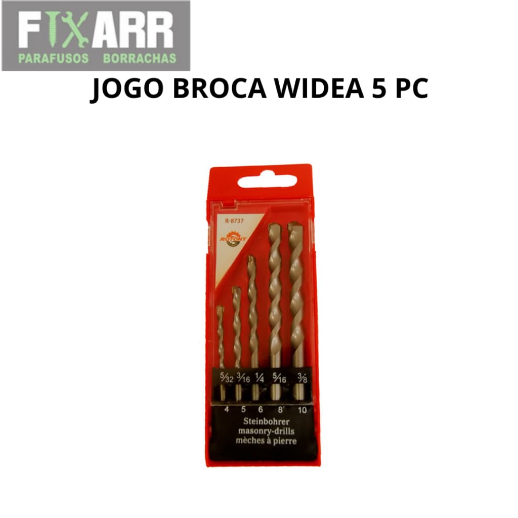 JOGO BROCA WIDEA 5 PC