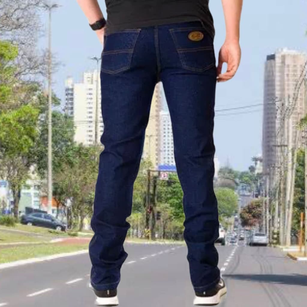 Calça Jeans Masculina Lycra Nova Tendência Direto Da Fabrica