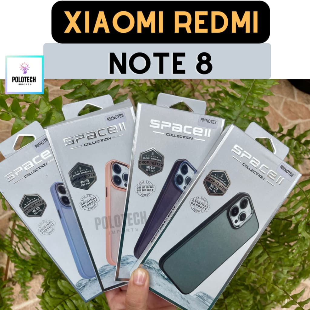 Capa Space Acrílico Fosca Redmi Note 8 - Envio imediato
