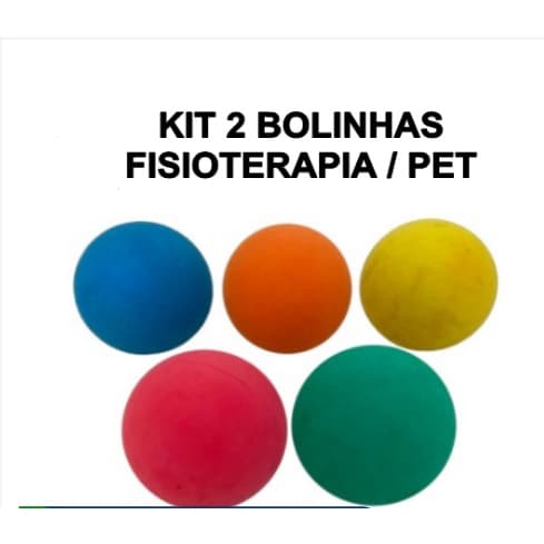 2 Bolinha Fisioterapia / PET lisa KIT 2 unidades
